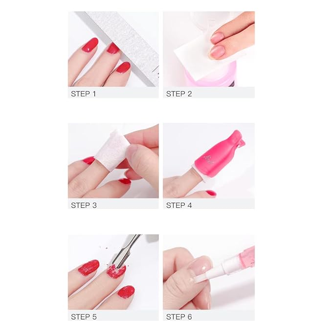 Gel Nail Polish Remover tools 540 PCS Lint Free Nail Wipes Cotton Pads Nail Remover Pads PA-002