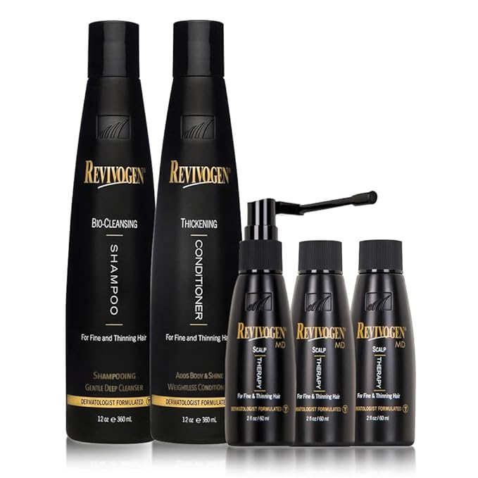 Revivogen MD Scalp Therapy Thinning Hair Solution, Shampoo & Conditioner Set-VivaGrace Women