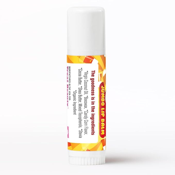 TREAT© Jumbo - Cruelty Free .50 OZ (CANDY CORN LIP BALM)-VivaGrace Women