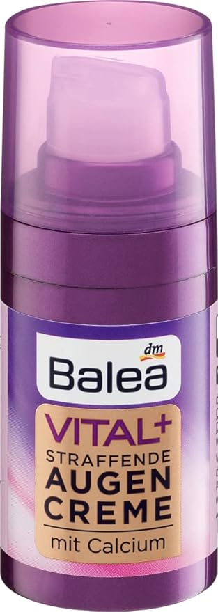 Balea Eye cream VITAL + Firming Eye Cream, 15 ml (Age: +50)-VivaGrace Women