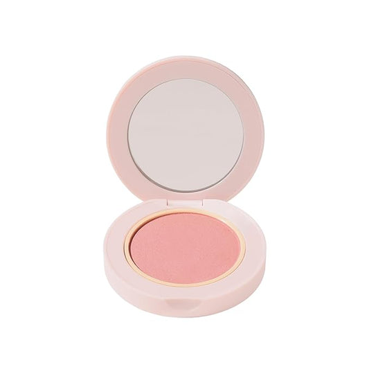 Wander Beauty Hydrating Powder Blush - Lightweight, Peach Blush Makeup with a Blurring, Satin Finish - Buildable Formula with Hyaluronic Acid, Squalane & Aloe Leaf Extract - Peach of Mind - 0.18 oz-VivaGrace Women