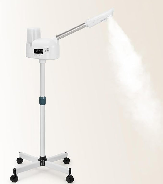 Professional Facial Steamer, Face Steamer Upgrade PTC Heating, Esthetician Steamer Hot Mist Facial Steamer for Salon Spa Beauty-VivaGrace Women