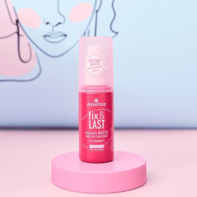 essence | Fix & Last Instant Matte Makeup Fixing Spray | Shine Control & Long-Wearing Formula | Vegan & Cruelty Free-VivaGrace Women