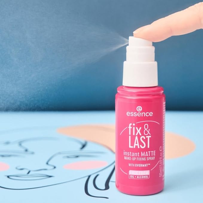 essence | Fix & Last Instant Matte Makeup Fixing Spray | Shine Control & Long-Wearing Formula | Vegan & Cruelty Free-VivaGrace Women