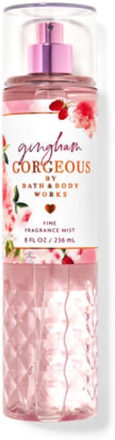 Bath & Body Works - 3 Piece Bundle - Spray - Body Cream - Shower Gel - Full Size and Gift Bag HELLO GORGEOUS (Gingham Gorgeous)-VivaGrace Women