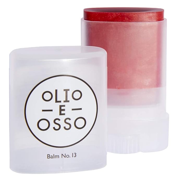 Olio E Osso - Natural Lip + Cheek Balm | Natural, Non-Toxic, Clean Beauty (No. 13 Poppy, 0.35 oz | 10 g)-VivaGrace Women