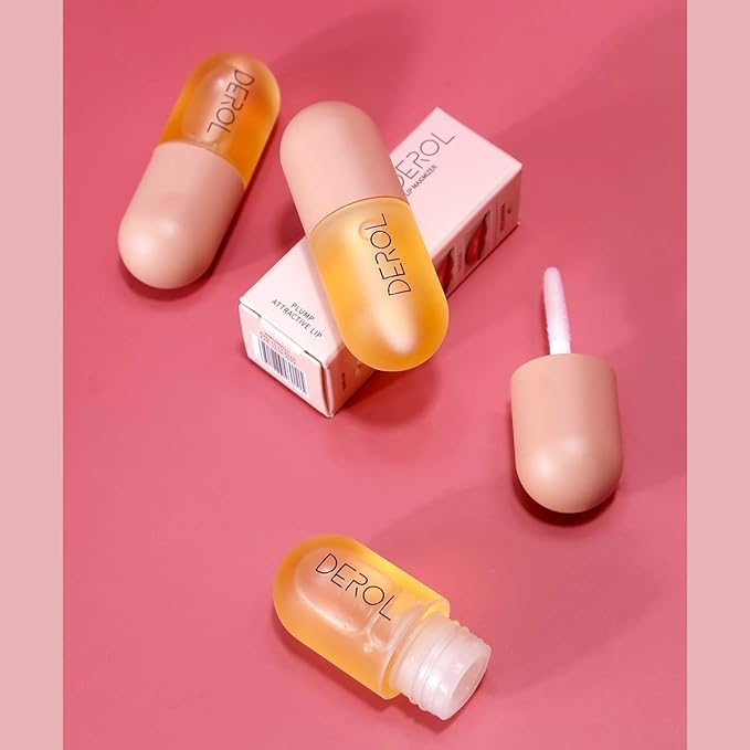 Natural Hydrating Lip Plumper - Lip Serum For Fullness, Lip Care, Lip Plumping Balm, 5.5ml, Ginger Essence Lip Enhancer, Moisturizing Lip Plumper 1Pcs…-VivaGrace Women