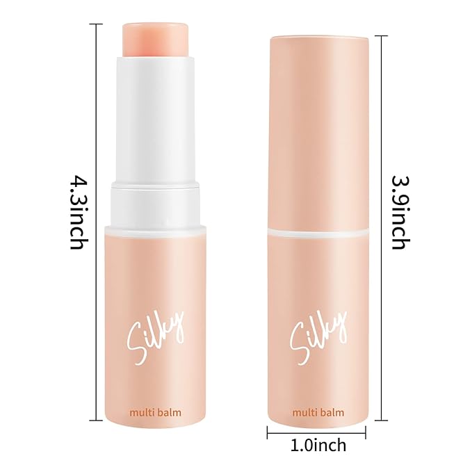 Boobeen Multi Moisturizer Balm Stick for Face, Moisture Balm Makeup Pen for Body, Hydrating Primer for Dry Skin Care,Glossy-VivaGrace Women