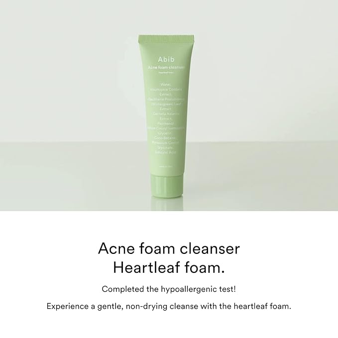 Abib Calming 2 Step Set with Cleanser I Heartleaf Calming Trio, All in One, Soothing Acne, Pimple, Mild Acidic for Senstive Skin, Irritated Skin-VivaGrace Women
