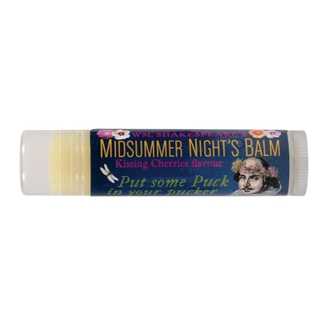 Shakespeare's Midsummer Night's Lip Balm Tube, Cherry Flavored - Cruelty-Free and Made in the USA from Natural and Imported Ingredients-VivaGrace Women