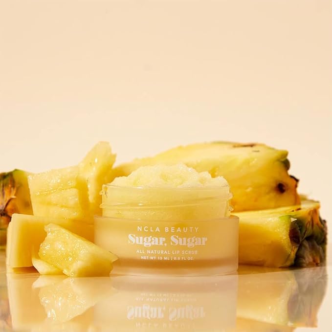 NCLA - Natural Sugar, Sugar Lip Scrub | Vegan, Cruelty-Free, Clean Skincare (Pineapple)-VivaGrace Women