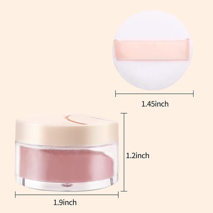 Boobeen Matte Blush Powder Makeup Loose Powder Face Blushes Single Color Blush Rouge Powder Natural Pink Blush for cheeks, Easily Blends, Smoothly with Satin Matte Look-VivaGrace Women