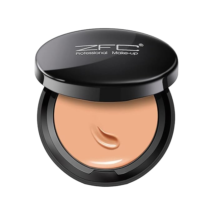Foundation Makeup Concealer, Medium-to-Full Coverage Foundation Cream, Long Lasting Waterproof Up to 12HR Hybrid Setting Powder-VivaGrace Women