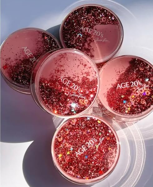 AGE 20's Shining Drop Edition Jericho Rose Essence Pink Pact Pink Latte No.21 Makeup Foundation 1 Refil-VivaGrace Women