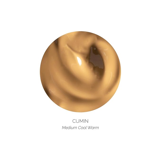 OFIR Skin Satin Medium Coverage Foundation | Vegan | Blue Light Protection | Non-Creasing | 1 FL OZ | (Cumin - Medium Cool Warm)-VivaGrace Women