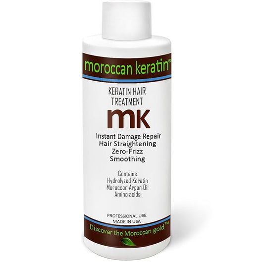 Brazilian Keratin Hair Treatment blowout Straightening Product Professional Grade Natural Organic Looking Results at Home or Salon (4oz Keratin)-VivaGrace Women