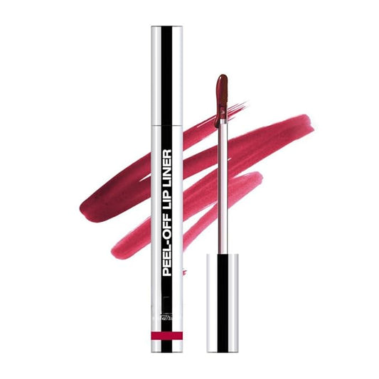 Longwear Peel-off Lip Stain Marker Peel Off with Vitamin E - Smudge-Resistant Lip Liner & Base for All Skin Types (06#)-VivaGrace Women