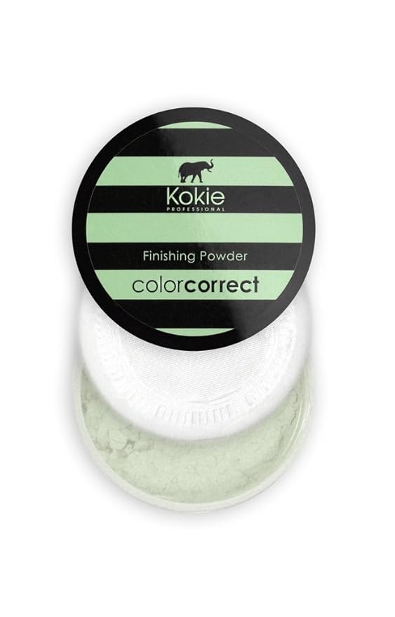 Kokie Cosmetics Setting Powders, Green - Redness Correction, 0.18 Ounce-VivaGrace Women
