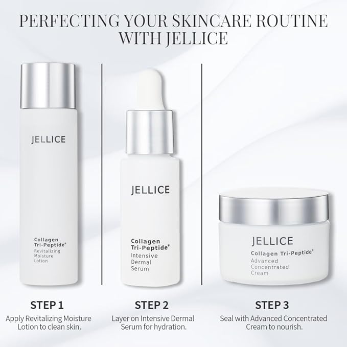 Intensive Dermal Collagen Tripeptides Serum for Face - Collagen Serum for Women with All Skin Types - Enhanced Hydration & Nourishment - Japanese Cosmetics - 1.01 fl oz-VivaGrace Women