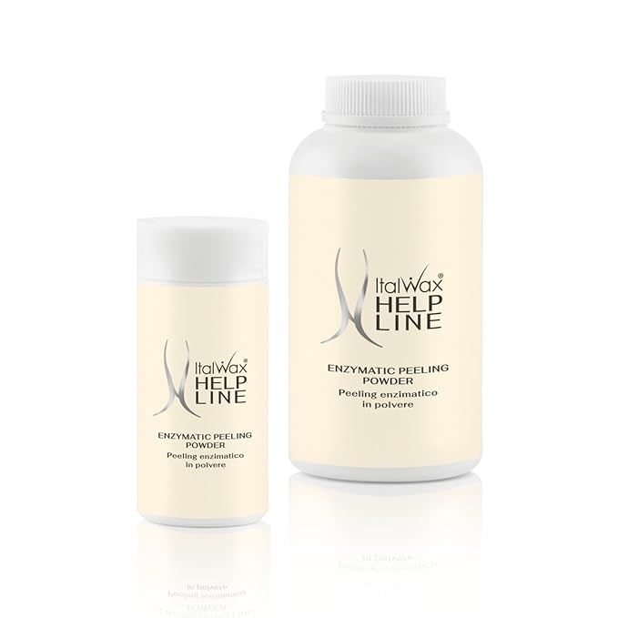 Italwax Help Line Enzymatic Peeling Powder 3.17 oz (90g) – Gentle Facial Exfoliant with Papain and Bromelain – Pre-Waxing Skincare – for Professional and Home Use-VivaGrace Women