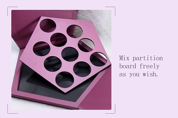 Extra Large-Sized Magnetic Makeup Palette with Diamond-Shaped for Makeup Artists using CP12-VivaGrace Women