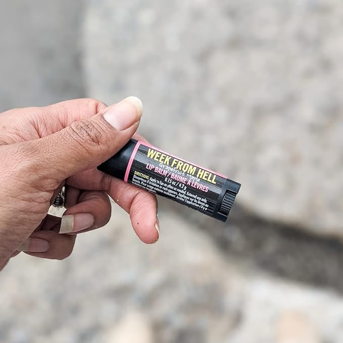 Walton Wood Farm Lip Balm Trio (Week from Hell) Grapefruit Maple Flavor 100% All-Natural, Vegetarian Friendly, and Paraben-Free-VivaGrace Women