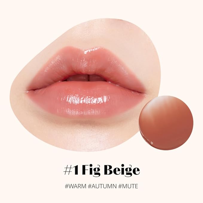 ETUDE Ginger Sugar Melting Balm Stick 01 Fig Beige | Tinted Moisturizing Lip balm | Natural Ingredients Hydrate Ginger, Sugar, Shea Butter Moisturizing Relaxing Effect | K-Beauty-VivaGrace Women