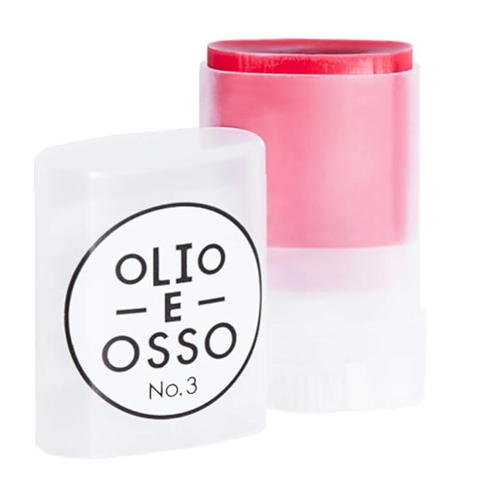 Olio E Osso - Natural Lip + Cheek Balm | Natural, Non-Toxic, Clean Beauty (No. 3 Crimson, 0.35 oz | 10 g)-VivaGrace Women