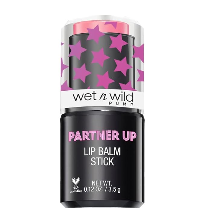 wet n wild Partner Up Lip Balm Stick Pink Knockout-VivaGrace Women