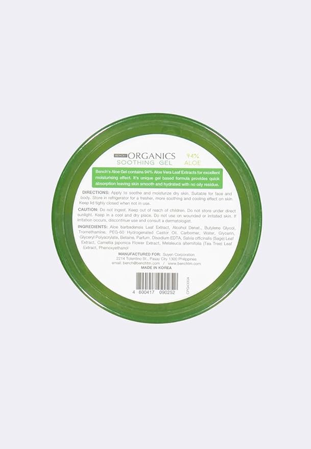 Bench Aloe Vera Soothing Gel 300 g-VivaGrace Women