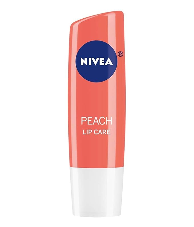 Nivea Peach Lip Care 0.17 oz / 4.8 g (Pack of 1)-VivaGrace Women
