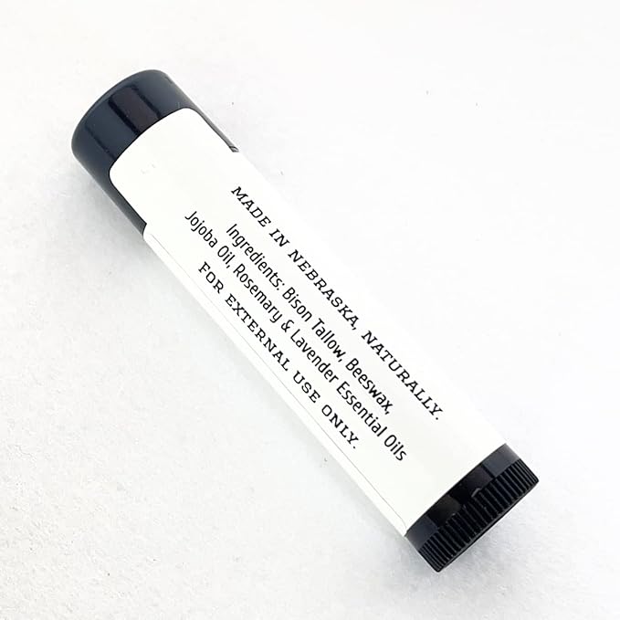 Pure Bison Tallow Lip Balm, Wild Herb, (5 pack) - Rosemary & Lavender, Moisturizing, Non-Habit Forming-VivaGrace Women