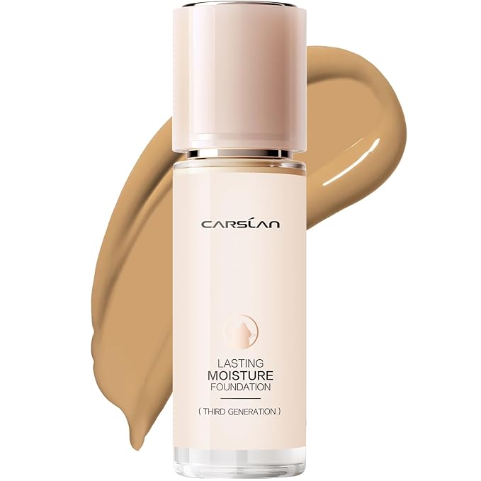 Lasting Moisture Foundation, 24H Longlasting Medium Coverage Dewy Finish Face Makeup, Poreless, Lightweight, Hydrating Liquid Foundation For Dry Skin, M02-VivaGrace Women
