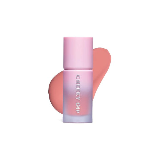 W7 Cheeky Dip Liquid Blusher - Pigmented Colour For Cheek Makeup - Satin Matte Finish - Lustful (Pink)-VivaGrace Women