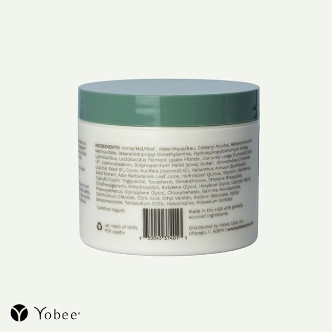 Yobee Ultra Gentle Soothing Scalp Mask - Dry Scalp Treatment Hair Mask Safe For Sensitive Baby Skin - Probiotic Infused - For Sensitive Scalp & Cradle Cap - For Babies, 4 fl oz-VivaGrace Women