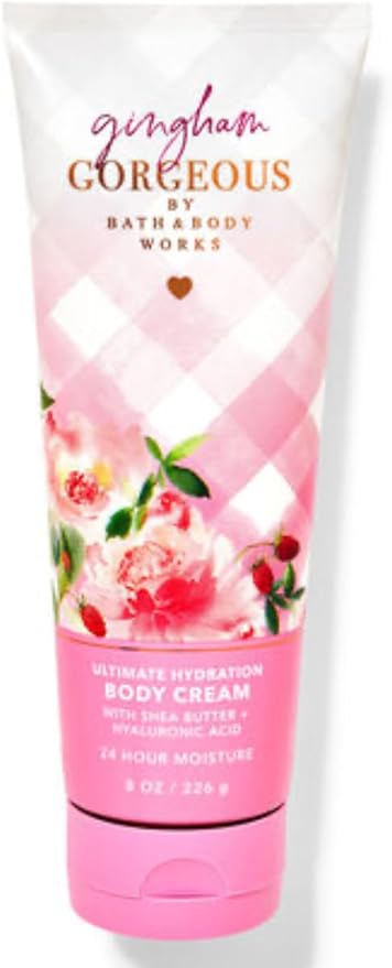 Bath & Body Works - 3 Piece Bundle - Spray - Body Cream - Shower Gel - Full Size and Gift Bag HELLO GORGEOUS (Gingham Gorgeous)-VivaGrace Women