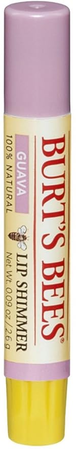 Burt's Bees Lip Shimmer, Guava 0.09 oz (Pack of 6)-VivaGrace Women