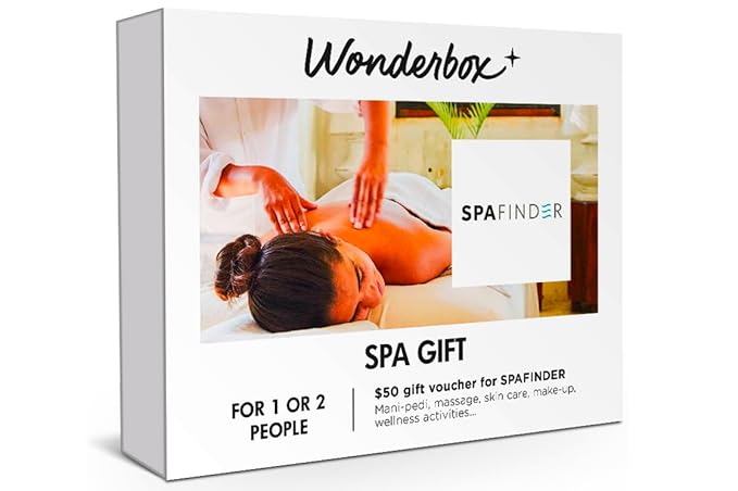 Wonderbox – Original Gift Idea - Experience Gift – Spa Gift - Spa Finder Voucher - For 1 or 2 people – Relaxing gift-VivaGrace Women