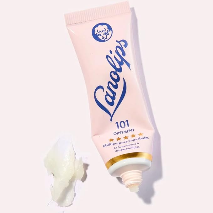 Lanolips 101 Ointment Multi-Balm, Original Superbalm - Contains Pure Lanolin Oil for Smooth, Hydrated & Healthy Lips - Natural Lip Balm for Dry Lips, Cuticles & More (0.52 oz)-VivaGrace Women