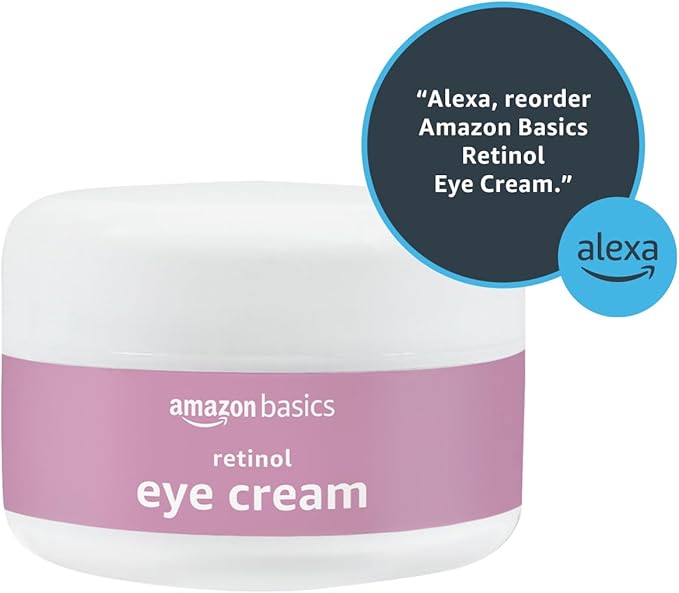 Amazon Basics Retinol Eye Cream, Fragrance Free, 0.5 Ounces, 1-Pack-VivaGrace Women