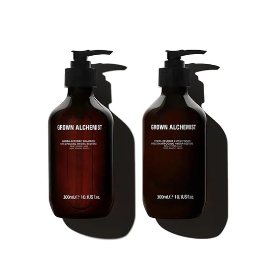 Grown Alchemist Hydra-Restore Shampoo + Conditioner (300 ml) Set-VivaGrace Women