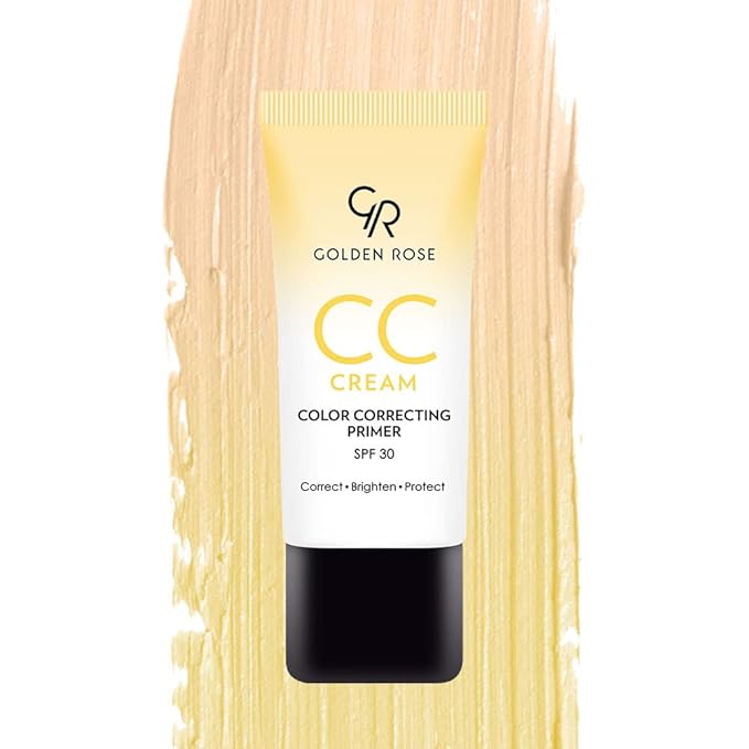 Golden Rose Makeup CC Cream Color Correcting Primer - (Yellow)-VivaGrace Women