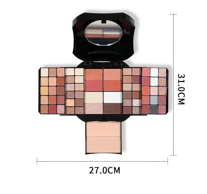 64 Colors cosmetic Kit Makeup Kit For Teens Make up Kits For Girls Makeup Palette Eyeshadow Makeup Mirror For Women Gift-VivaGrace Women