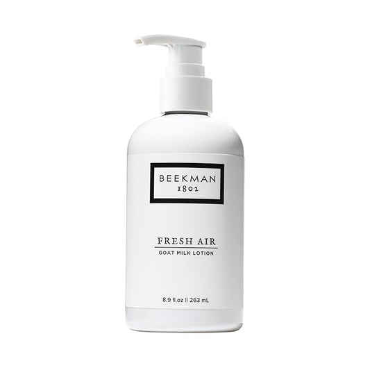 Beekman 1802 Goat Milk Body Lotion, Fresh Air - Scented - 8.9 oz - Hydrating & Moisturizing with Shea Butter - for Sensitive Skin - Cruelty Free - Packaging May Vary - Pump Included, Ready for Use-VivaGrace Women