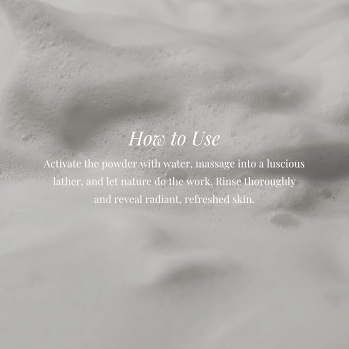 Pureté Greenwash Enzyme Powder Face Wash – Organic Exfoliating Cleanser with Matcha & Papain | Gentle, Non-Abrasive Powder Wash | Made in Japan | 1.4 oz