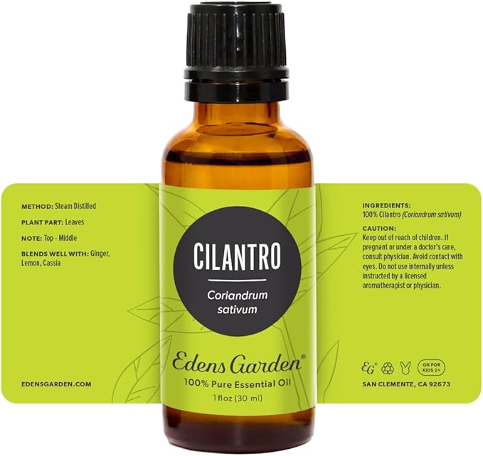 Edens Garden Cilantro Essential Oil- 100% Pure Premium Grade, Undiluted, Natural, Therapeutic, Aromatherapy, The Best for Diffuser, Candle, Laundry, Kid Safe 30 ml (1 fl oz)-VivaGrace Women