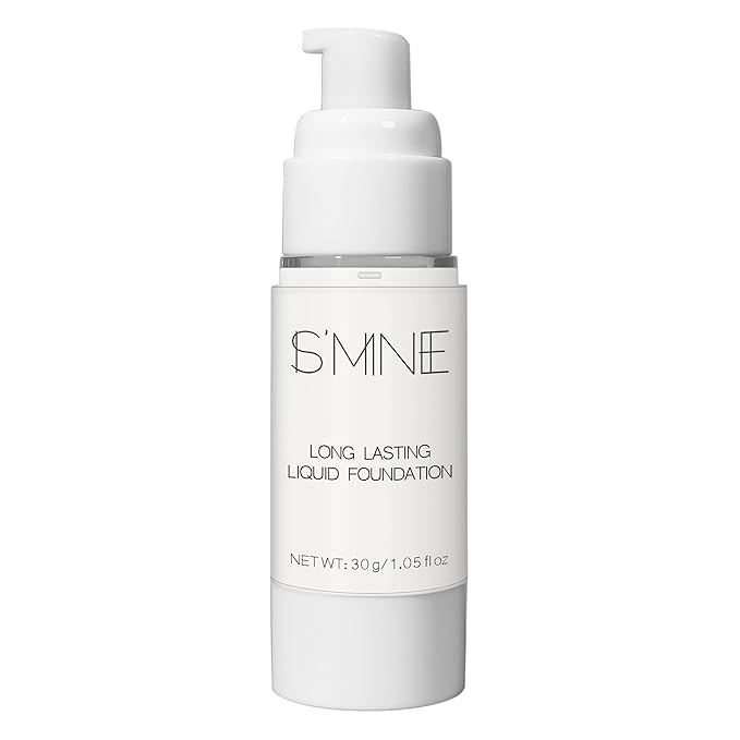 IS'MINE White Liquid Foundation Makeup, Matte Flawless Finish Foundation, Vegan & Cruelty-Free (1.05 Fl Oz, 041)-VivaGrace Women