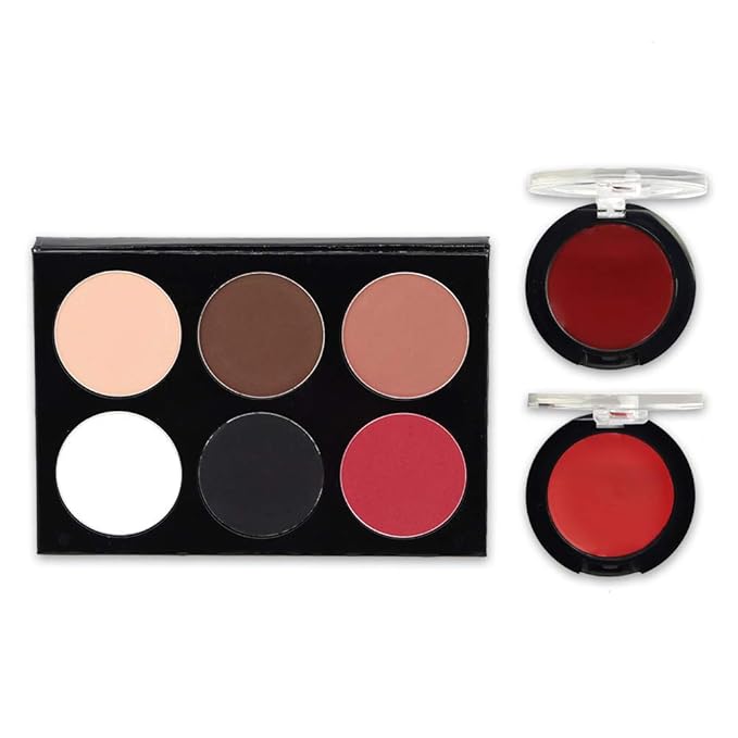 Mehron Makeup All-Pro StarBlend Cake Kit (Dark)-VivaGrace Women