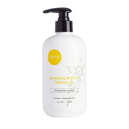 Naturals Hand & Body Lotion - Warm Sandalwood Vanilla Scented Aromatherapy Moisturizer, Deep Hydration for Dry & Dull Skin with Shea Butter, Aloe Vera, & Vitamin E, Cruelty-Free & Vegan, 12 Oz-VivaGrace Women