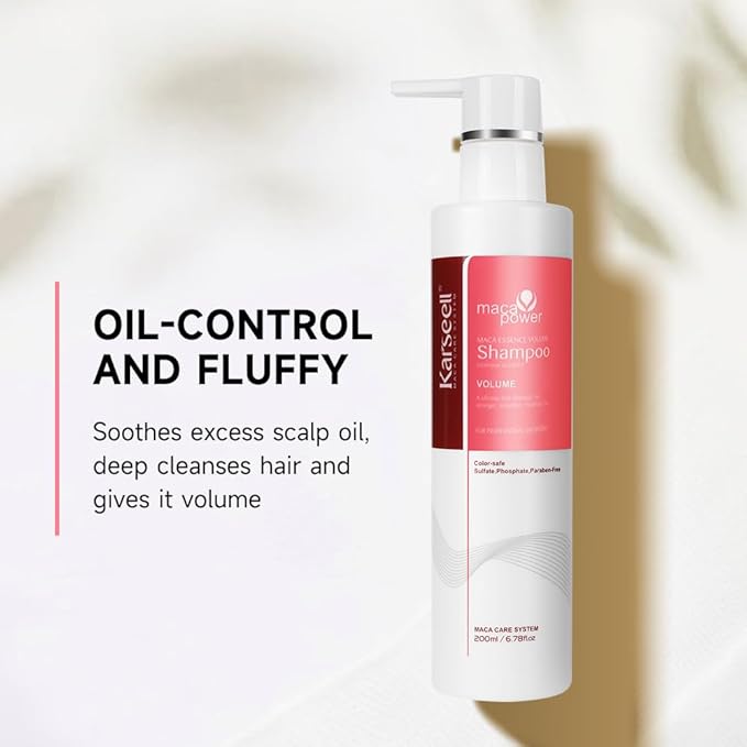 Karseell Volume Shampoo, Lightweight Volume Shampoo For Fine Hair, Adding volume to flat hair 200ml-VivaGrace Women